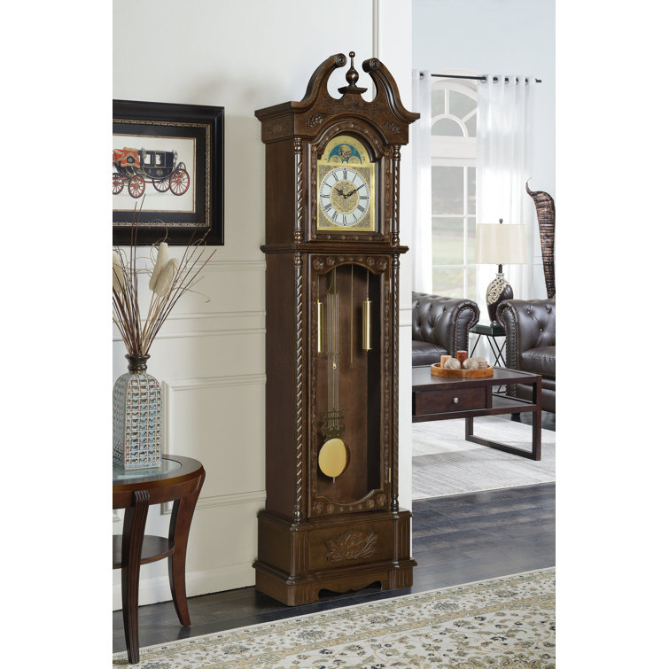 Lark Manor 81.5" Wood Grandfather Clock Wayfair